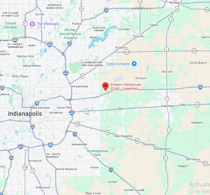 babila logistics location map